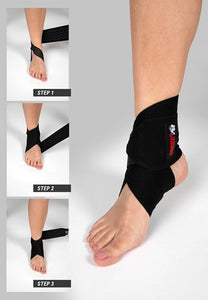 Ankle Wraps - Black/White