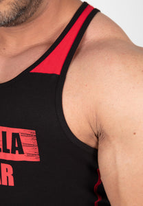 Wallace Tank Top - Black/Red