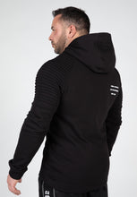 Load image into Gallery viewer, Delta Zipped Hoodie - Black