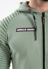 Load image into Gallery viewer, Georgia Zipped Hoodie - Green