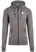 Load image into Gallery viewer, Georgia Zipped Hoodie - Gray