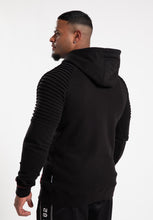 Load image into Gallery viewer, Georgia Zipped Hoodie - Black