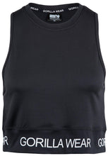 Load image into Gallery viewer, Colby Cropped Tank Top - Black