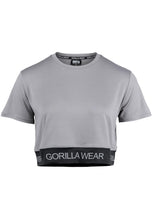 Load image into Gallery viewer, Colby Cropped T-Shirt - Gray