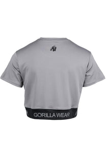 Colby Cropped T-Shirt - Gray