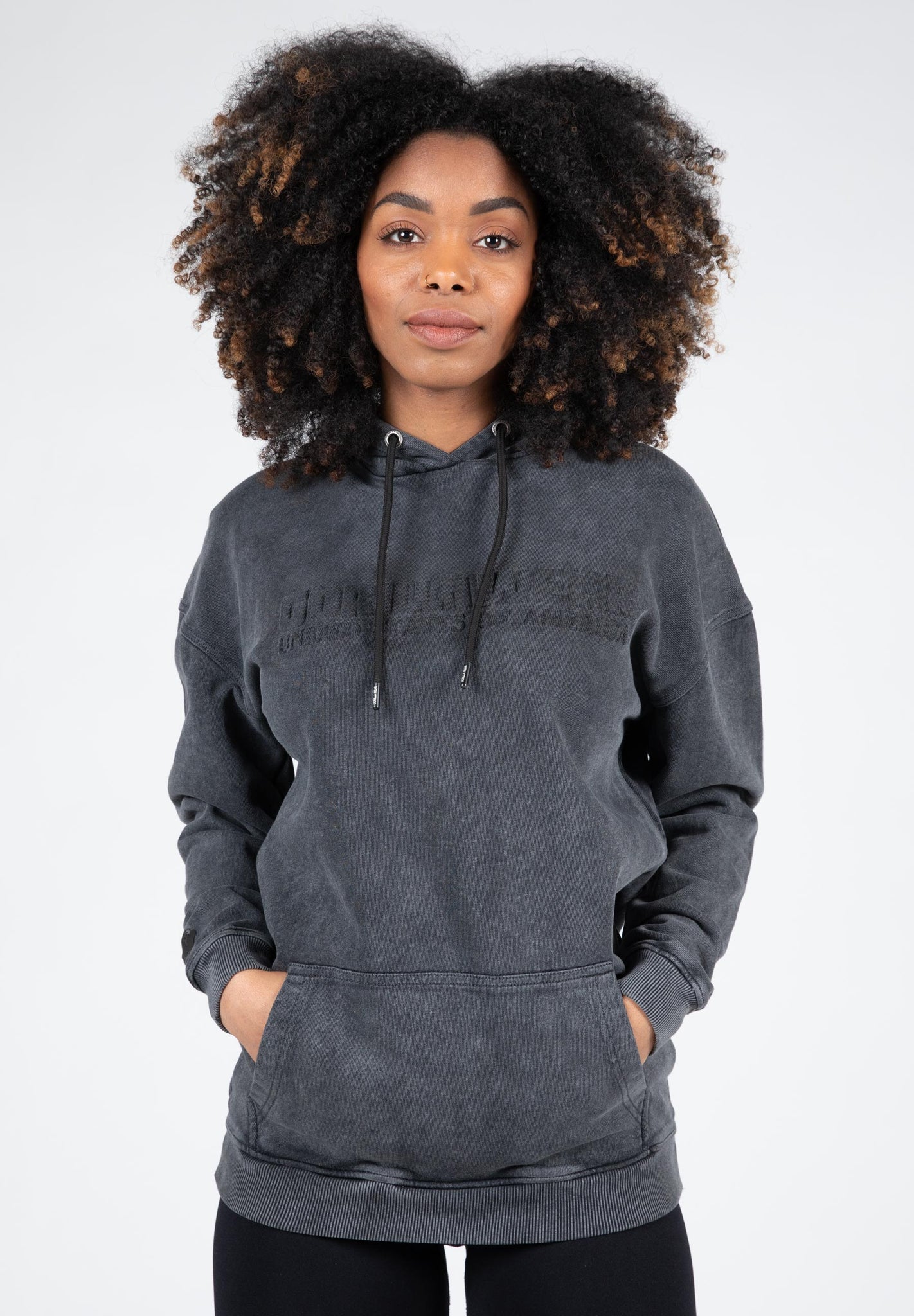 Crowley Men's Oversized Hoodie - Washed Gray