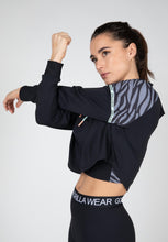 Load image into Gallery viewer, Zion Cropped Hoodie - Black