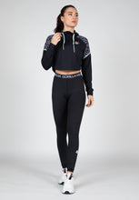 Load image into Gallery viewer, Zion Cropped Hoodie - Black