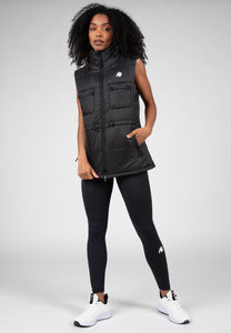 Lucia Puffer Vest - Black