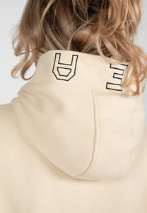 Tracey Cropped Hoodie - Beige