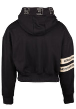 Load image into Gallery viewer, Tracey Cropped Hoodie - Black