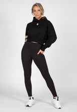 Load image into Gallery viewer, Tracey Cropped Hoodie - Black