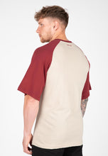 Load image into Gallery viewer, Logan Oversized T-Shirt - Beige/Red
