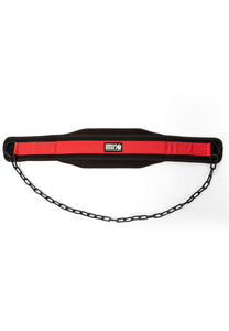 Gorilla Wear Nylon Dip Belt - Black/Red