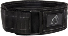 Load image into Gallery viewer, Gorilla Wear 4 Inch Nylon Lifting Belt - Black/Gray