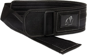 Gorilla Wear 4 Inch Nylon Lifting Belt - Black/Gray