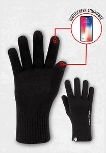 Waco Knitted Gloves - Black