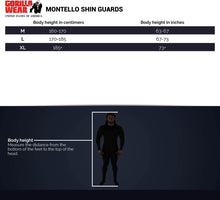 Load image into Gallery viewer, Montello Shin Guards - Black