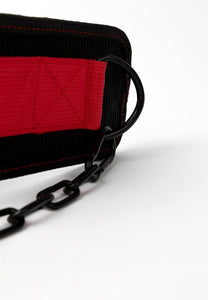 Gorilla Wear Nylon Dip Belt - Black/Red