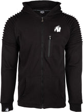 Load image into Gallery viewer, Delta Zipped Hoodie - Black