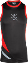 Load image into Gallery viewer, Hornell Tank Top - Black/Red