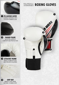 Yakima Boxing Gloves - White