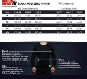 Logan Oversized T-Shirt - Beige/Black