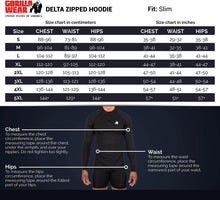 Load image into Gallery viewer, Delta Zipped Hoodie - Black