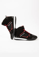 Load image into Gallery viewer, Troy High Tops - Black/Red