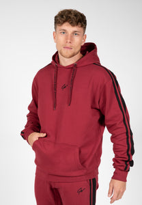 Banks Oversized Hoodie - Burgundy Red/Black