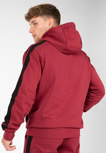 Banks Oversized Hoodie - Burgundy Red/Black