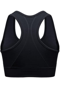 Yava Seamless Sports Bra - Black