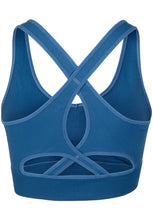 Load image into Gallery viewer, Hilton Seamless Sports Bra - Blue