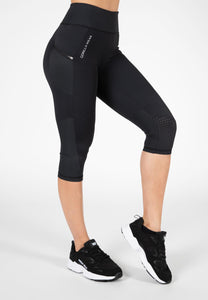 Monroe Cropped Leggings - Black