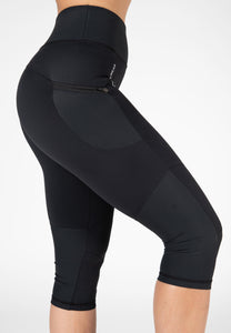 Monroe Cropped Leggings - Black