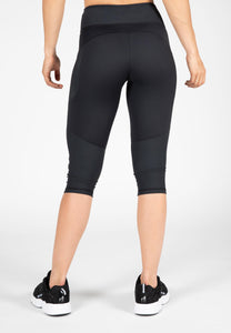 Monroe Cropped Leggings - Black