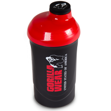 Load image into Gallery viewer, Gorilla Wear Wave Shaker 600ML - Black/Red