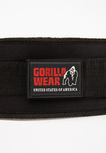 Load image into Gallery viewer, Gorilla Wear 4 Inch Women&#39;s Lifting Belt - Black