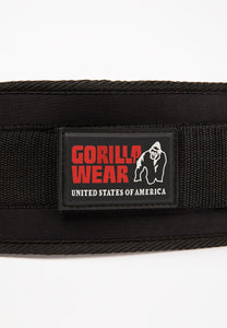 Gorilla Wear 4 Inch Women's Lifting Belt - Black