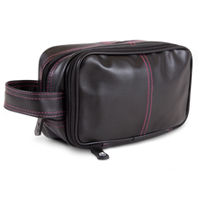 Load image into Gallery viewer, Toiletry Bag - Black/pink