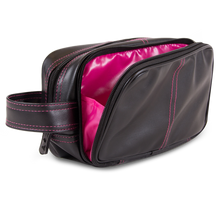 Load image into Gallery viewer, Toiletry Bag - Black/pink