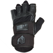 Load image into Gallery viewer, Dallas Wrist Wrap Gloves - Black