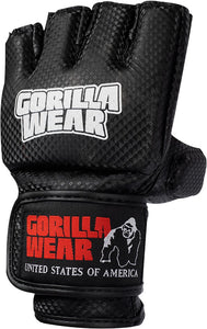 Manton MMA Gloves (With Thumb) - Black/White