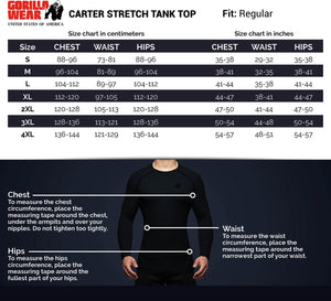 Carter Stretch Tank Top - Black