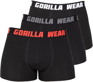 Gorilla Wear Boxershorts 3-Pack - Black