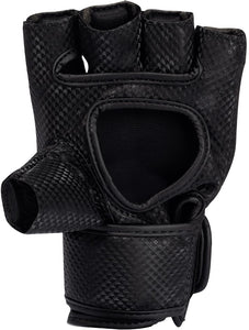 Manton MMA Gloves (With Thumb) - Black/White