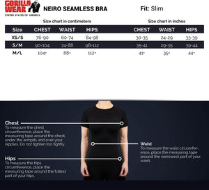 Neiro Seamless Bra - Black