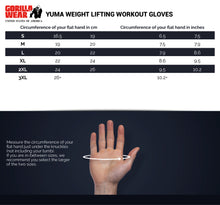 Load image into Gallery viewer, Yuma Weight Lifting Workout Gloves - Black